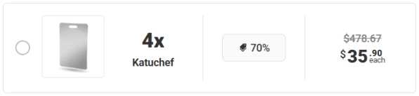 KatuChef Titanium Cutting Board 21